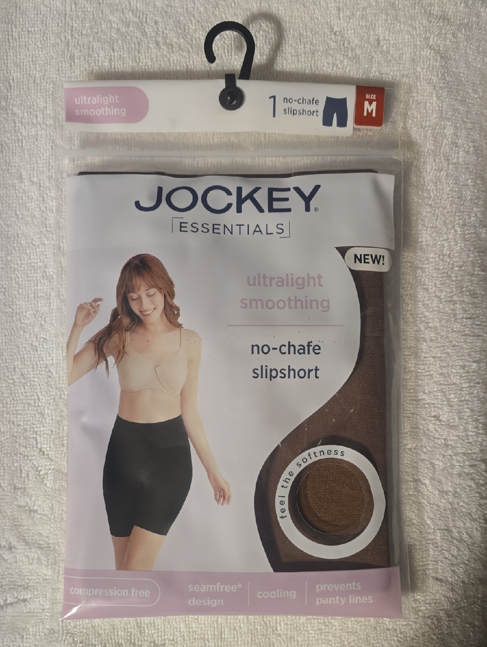 Jockey Essentials No-Chafe Slipshort in Brown